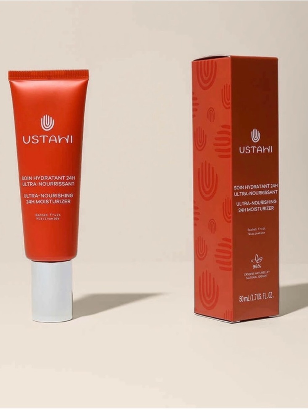 USTAWI Skincare Ultra-Nourishing 24h Moisturizer NIB